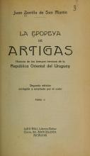 Portada de 'La epopeya de Artigas. Tomo II' de Juan Zorrilla de San Martín
