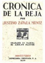Portada de 'Crónica de la reja' de Justino Zavala Muniz