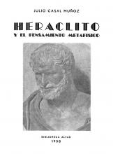 Portada de 'Heráclito y el pensamiento metafísico'